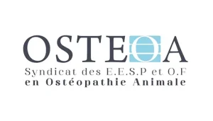 Logo OSTEOA syndicat regroupant les écoles d’Ostéopathie animale en France